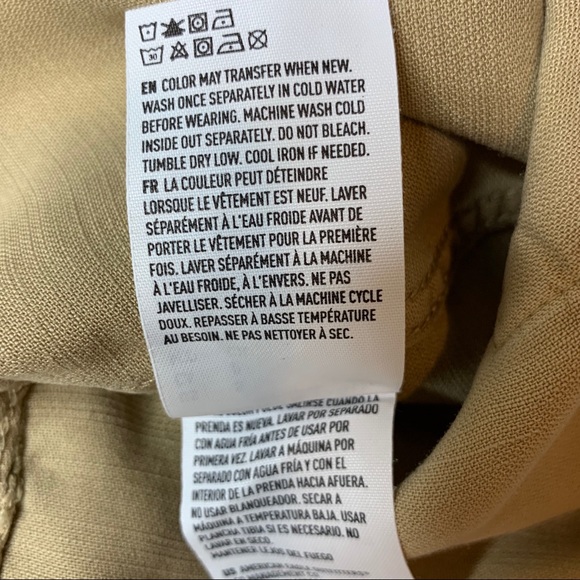 AMERICAN EAGLE LYOCELL SHIRT JACKET TAN SMALL NWT - Picture 7 of 8